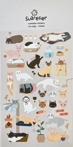 Meow! Cat Stickers