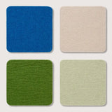 Bierfilzl Square Felt Coaster Set