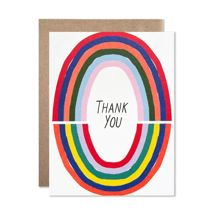 Thank You Rainbow Arches Card