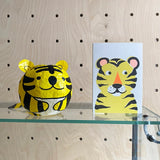 Paper Balloon Card - Tiger