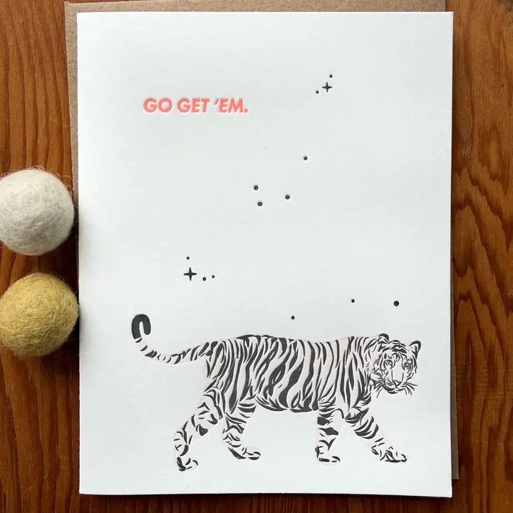 Go Get 'Em Tiger Card