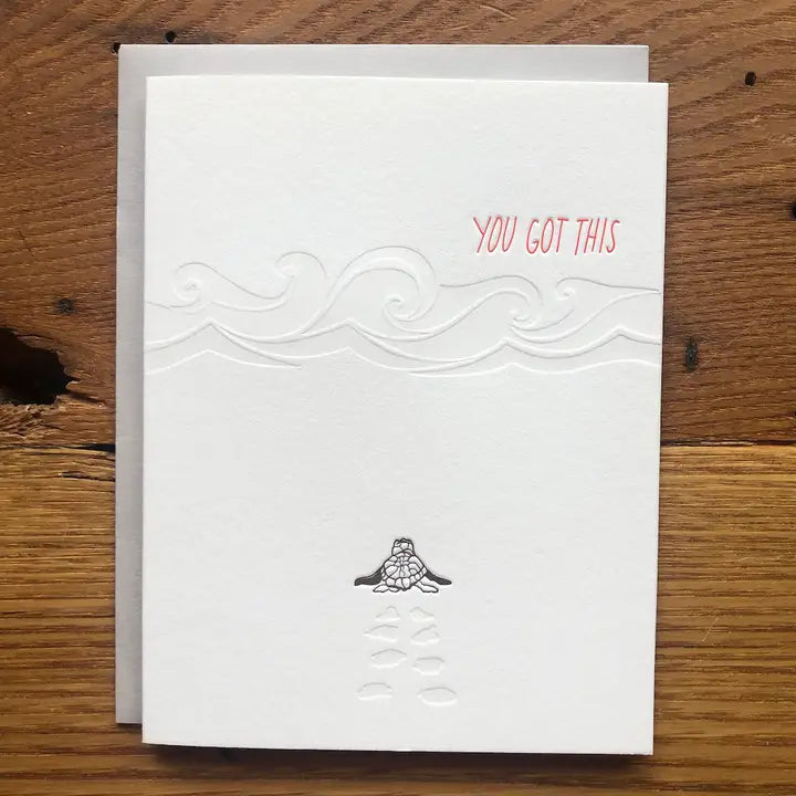 You Got This Sea Turtle Card