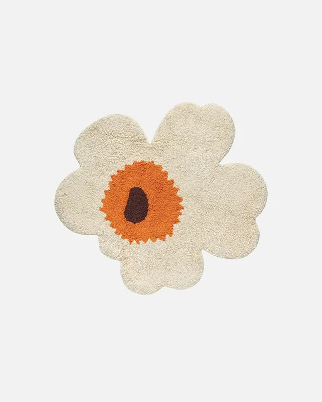 Unikko Bathmat - Cream/Mustard