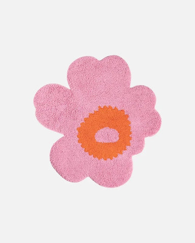 Unikko Bathmat - Pink/Orange