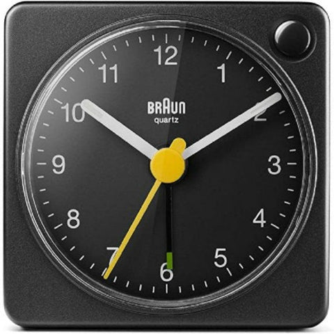 Braun Travel Alarm Clock - Black/Black