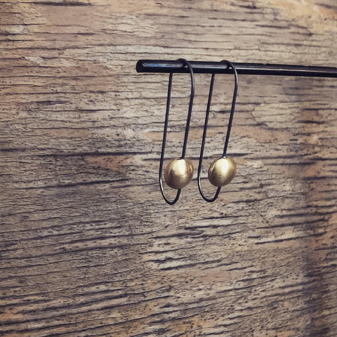 Infinita Drop Earring - Brass