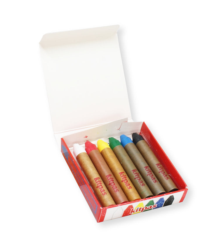 Kitpas Art Crayons - Set of 6 – Ideal