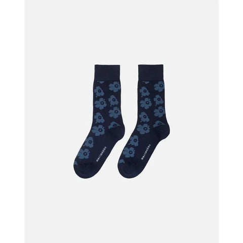 Unikko Socks - Blue