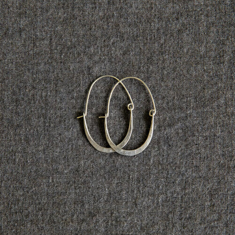 Mini Egg Hoop Earrings