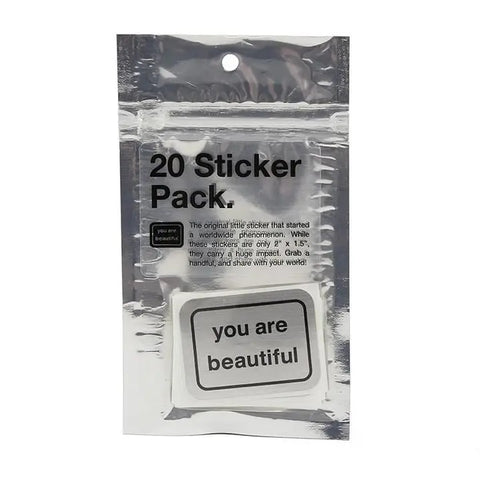 You Are Beautiful Stickers - 20 Pack