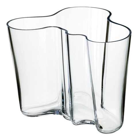 Alvar Aalto Vase, Clear - 6.25”
