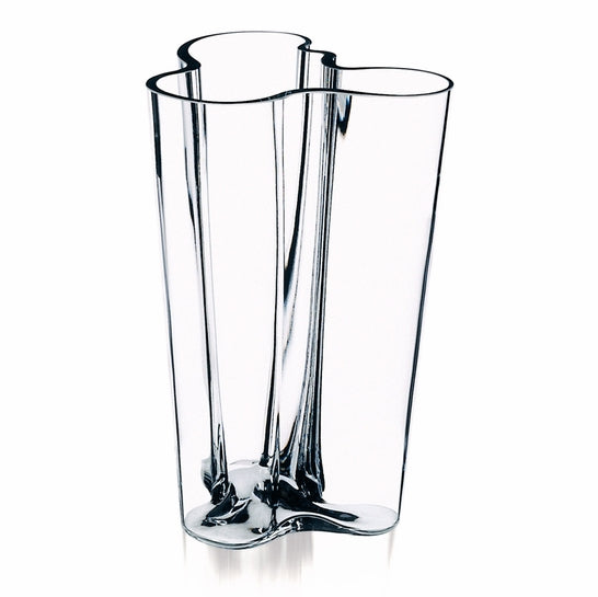 Alvar Aalto Vase, Clear - 10”