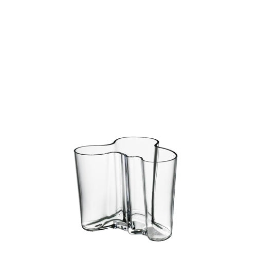 Alvar Aalto Vase, Clear - 4.75"