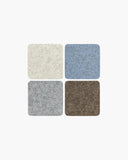 Bierfilzl Square Felt Coaster Set