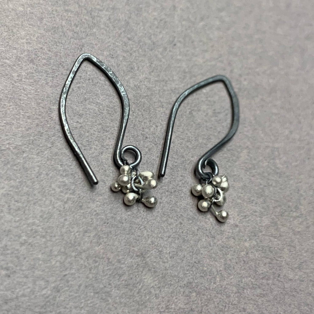 Mini Wisteria Hook Earrings