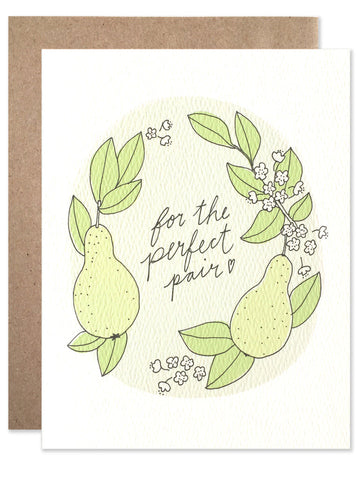 Perfect Pair Wedding Card