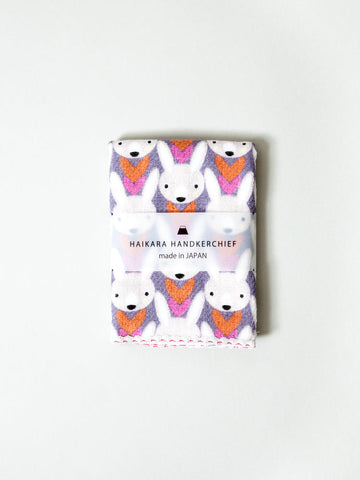Haikara Little Handkerchief - Bunny Pink
