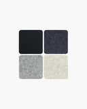 Bierfilzl Square Felt Coaster Set