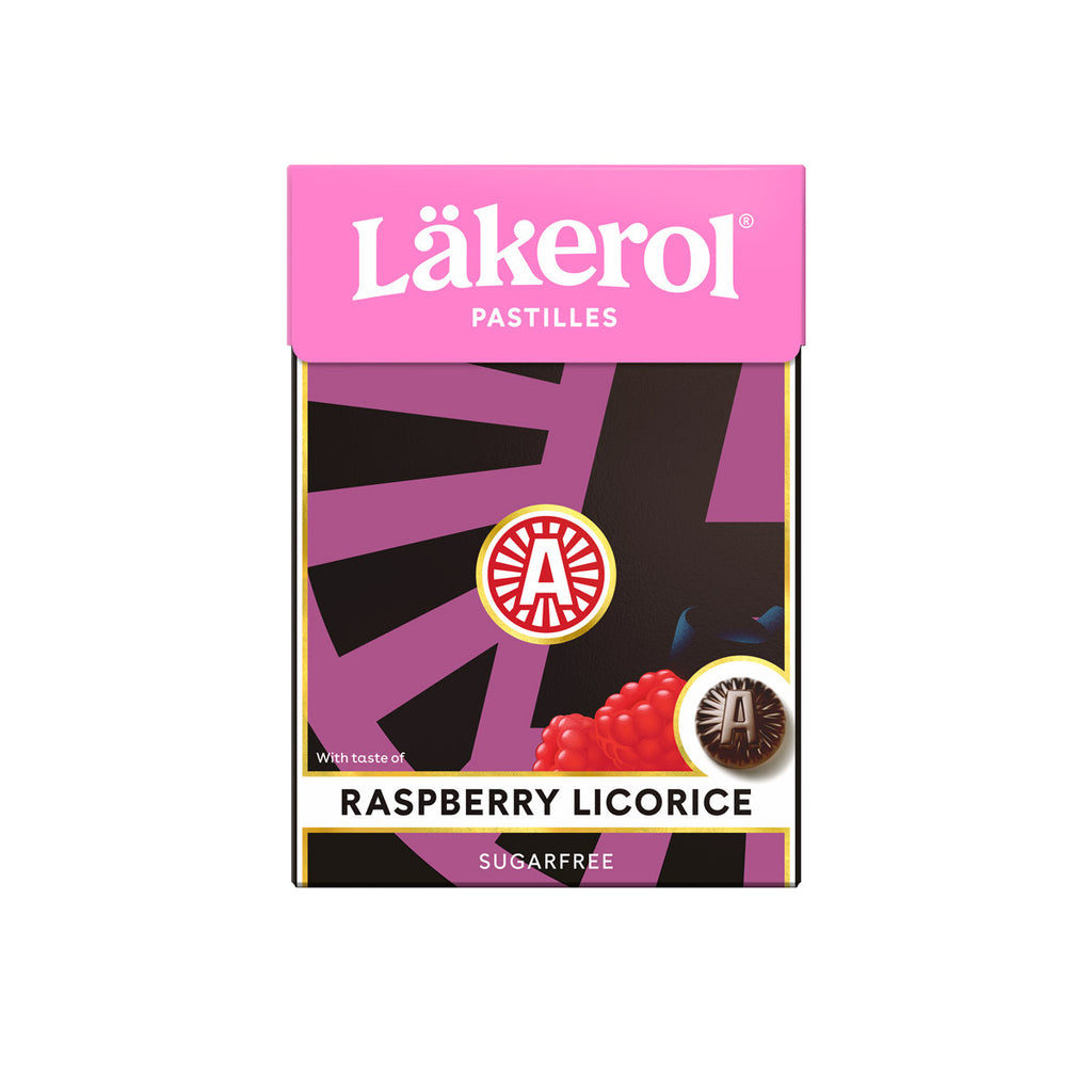 Läkerol Raspberry Licorice Pastilles - 2.64oz
